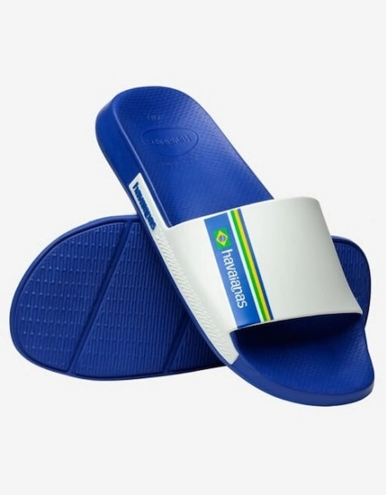 HAV SLIDE BRASIL Mens Sliders Blue/White