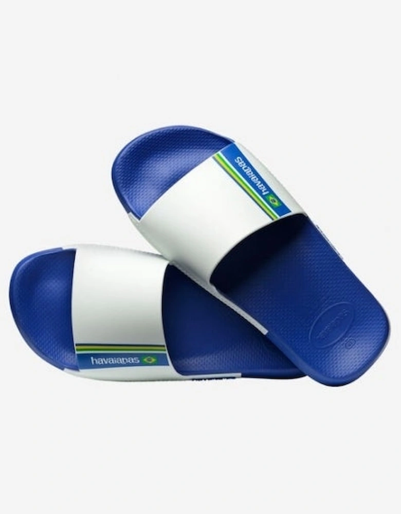 HAV SLIDE BRASIL Mens Sliders Blue/White