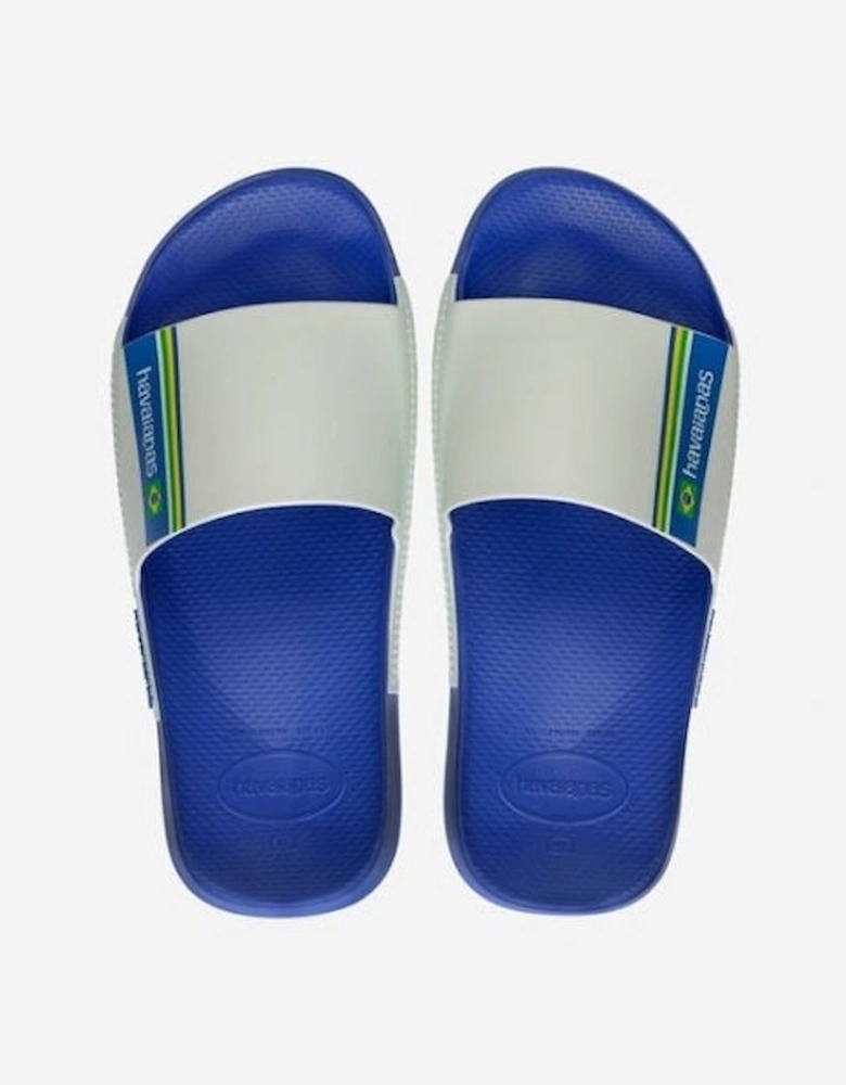 HAV SLIDE BRASIL Mens Sliders Blue/White