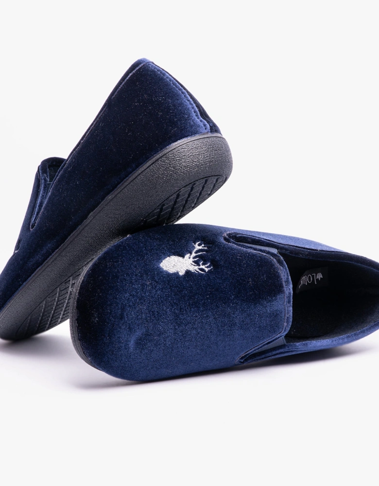 CLARENCE Mens Slippers Navy