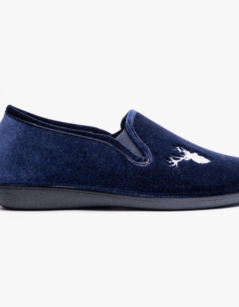 CLARENCE Mens Slippers Navy