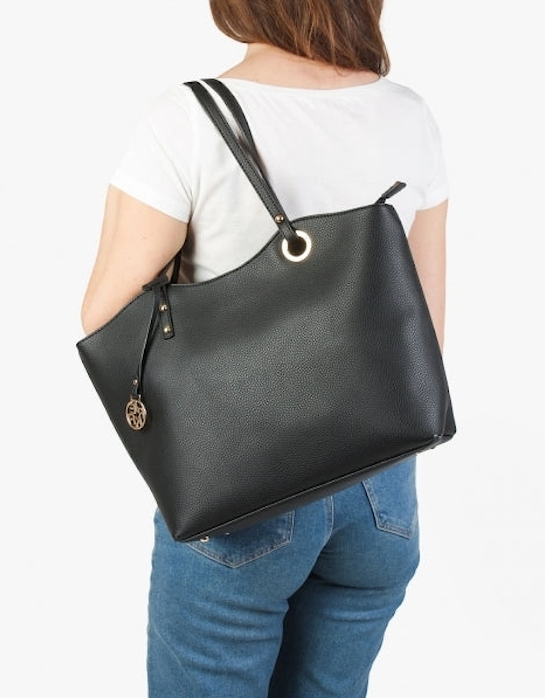 H1369-00 Womens Tote Bag Black