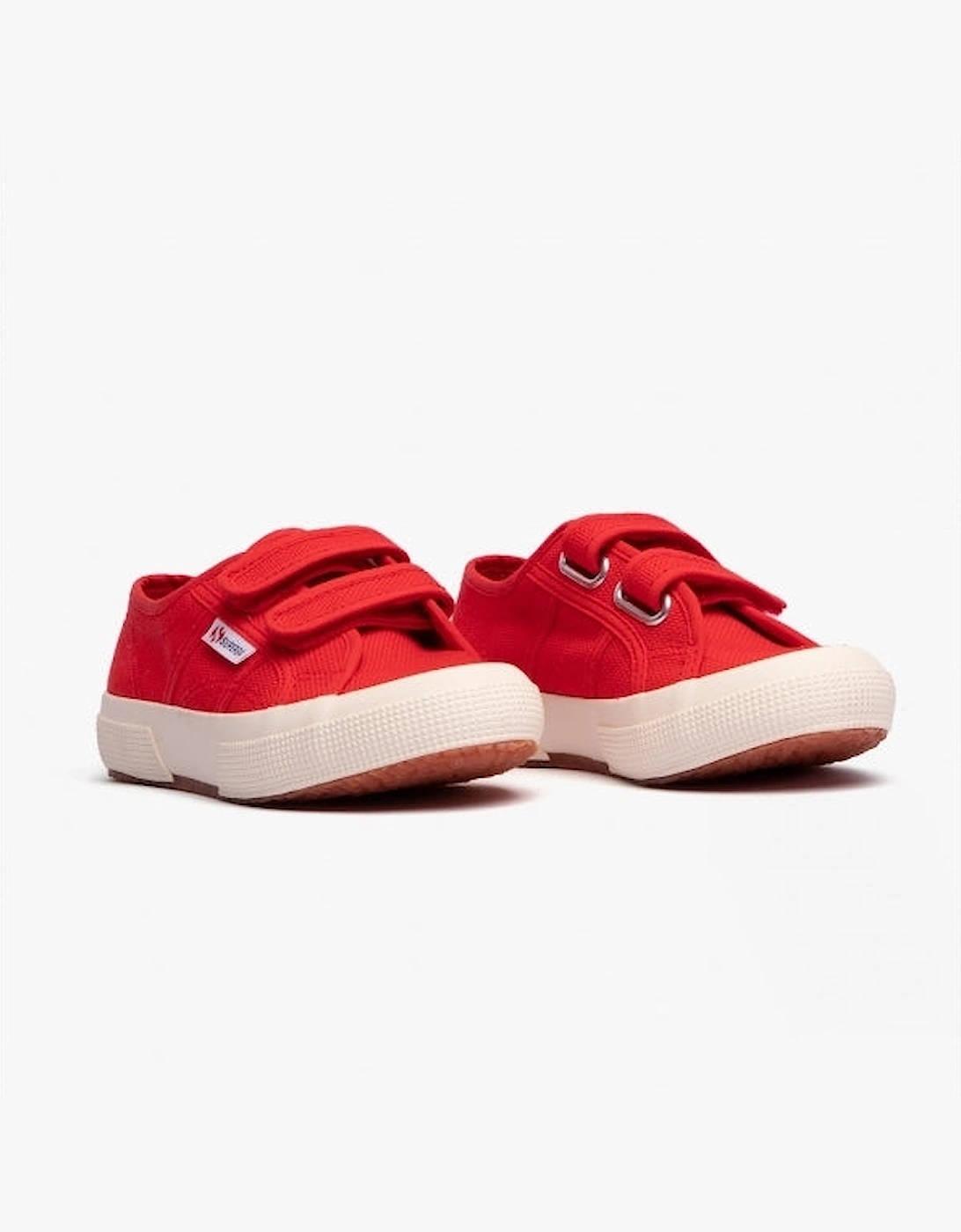 Superga 2750 JSTRAP CLASSIC Kids Canvas Trainers Red