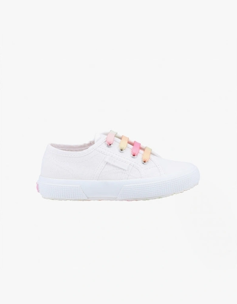 2750 KIDS SHADED Kids Canvas Trainers White/Candy Multicolour