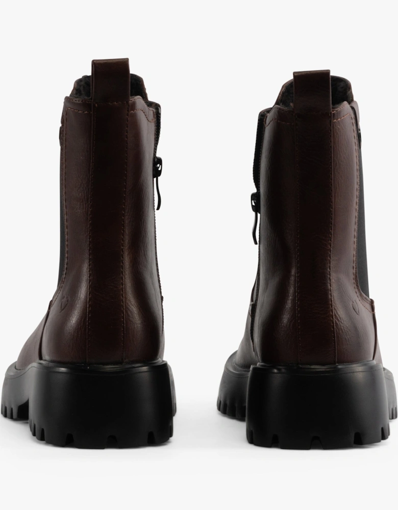 ALANA Womens Chelsea Boots Chocolate