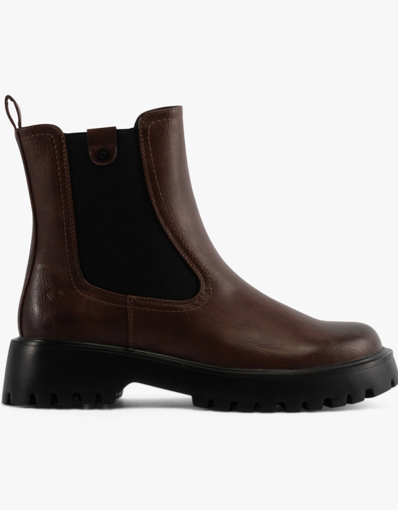 ALANA Womens Chelsea Boots Chocolate