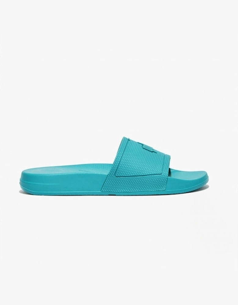 iQUSHION SLIDES Womens Rubber Sliders Tahiti Blue