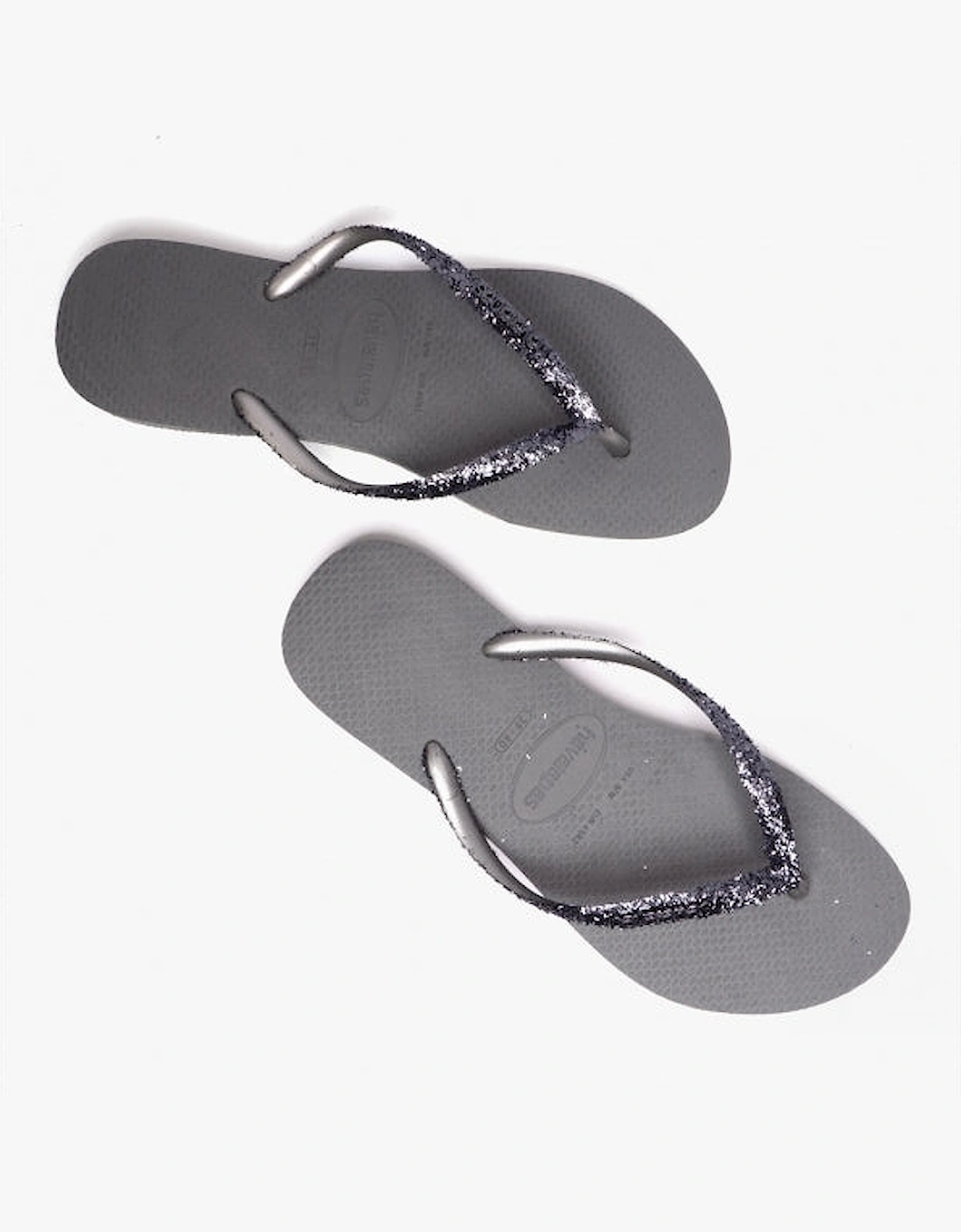 HAV SLIM GLITTER II Womens Flip-Flops Steel Grey