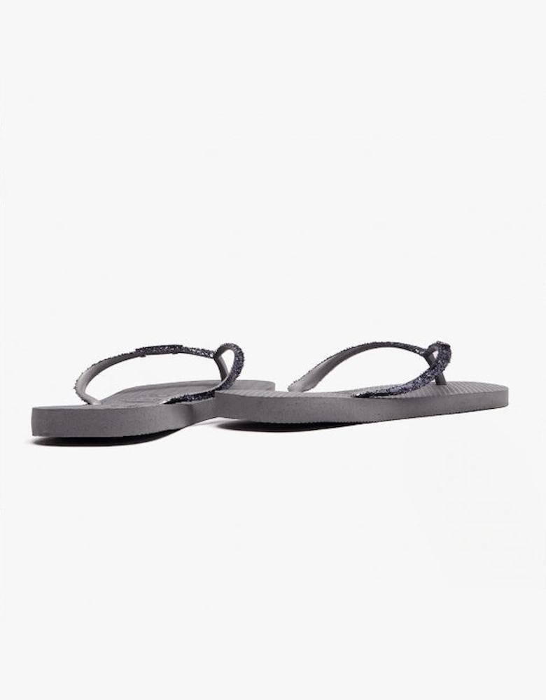 HAV SLIM GLITTER II Womens Flip-Flops Steel Grey