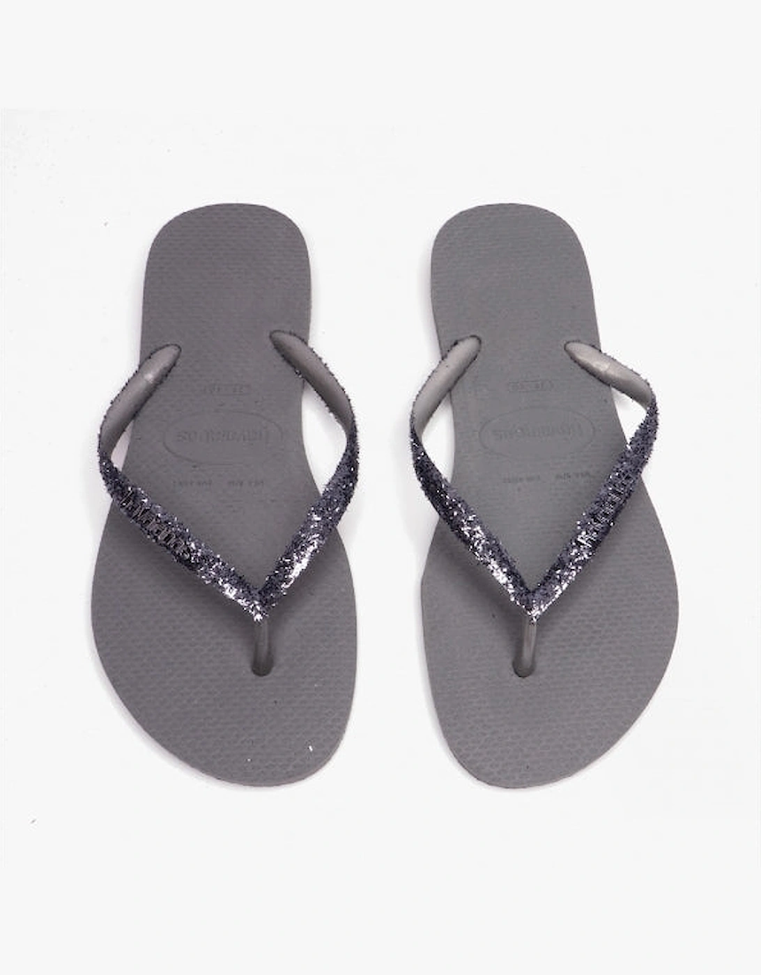 HAV SLIM GLITTER II Womens Flip-Flops Steel Grey