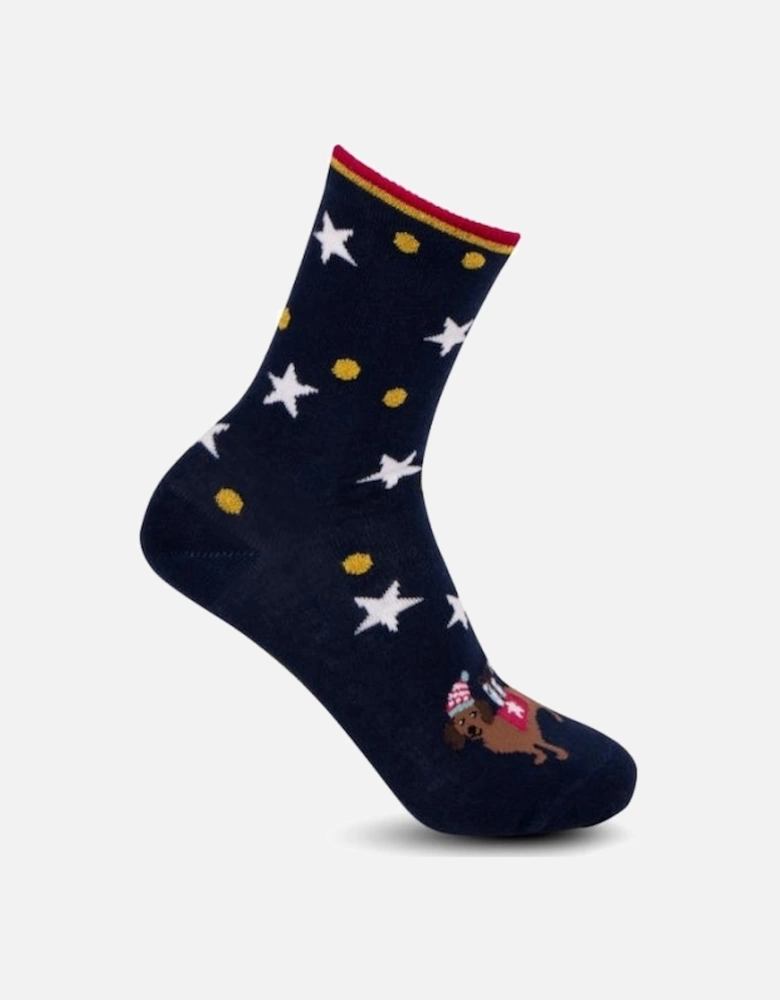 Isotoner NOVELTY ANKLE Womens Socks Dog: One Size