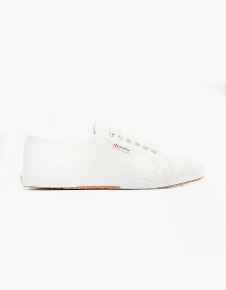 2750 TUMBLED Mens Leather Trainers White