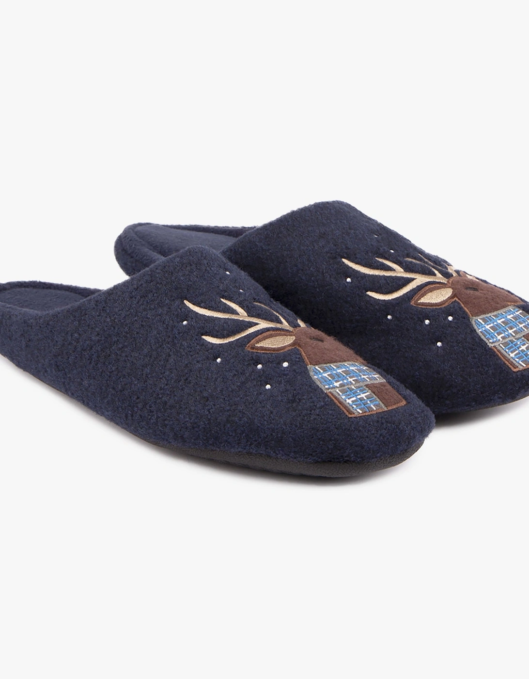 Isotoner NOVELTY Mens Mule Slippers Blue