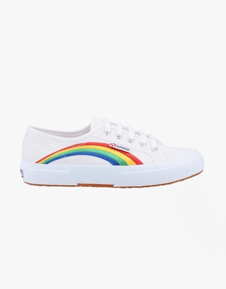 2750 RAINBOW EMBROIDERY Womens Trainers White/Rainbow