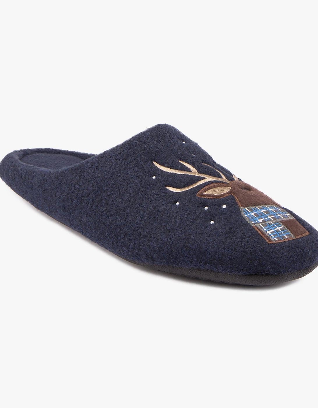 Isotoner NOVELTY Mens Mule Slippers Blue