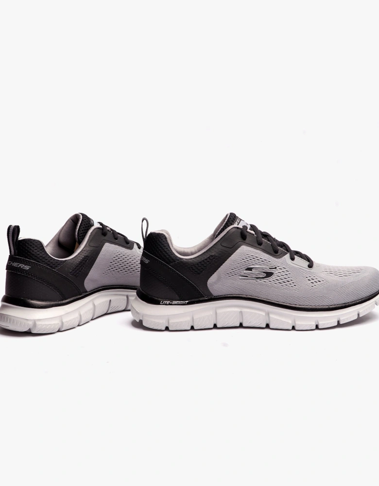 232698/GYBK TRACK - BROADER Mens Trainers Gray/Black