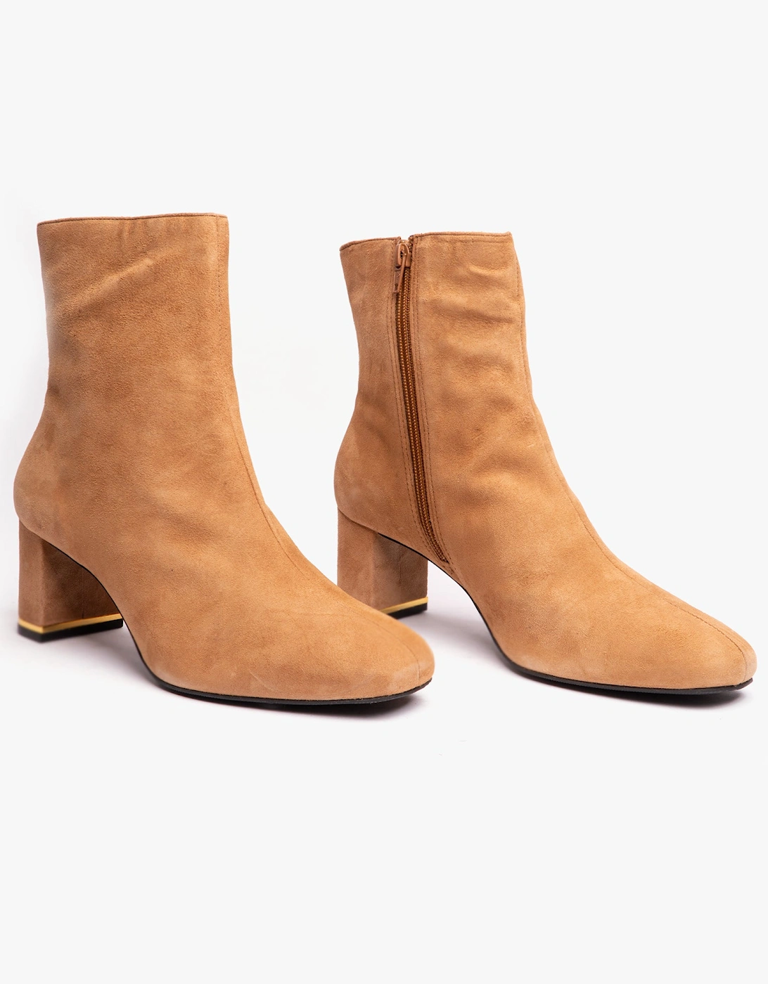 NORANAS Womens Ankle Boots Tan