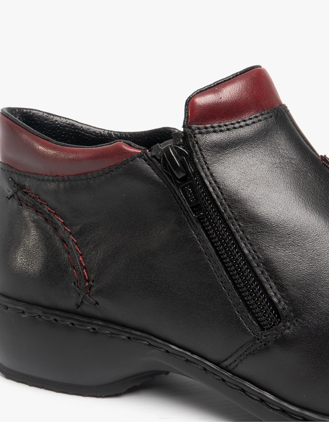 L3882-00 Womens Leather Boots Black