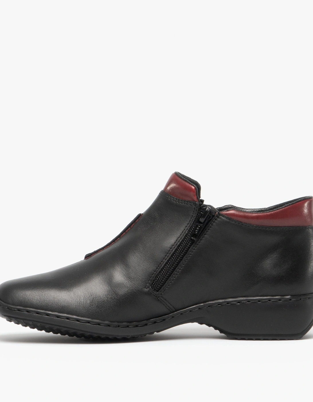 L3882-00 Womens Leather Boots Black