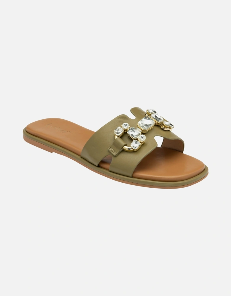 FANO Womens Sandals Green