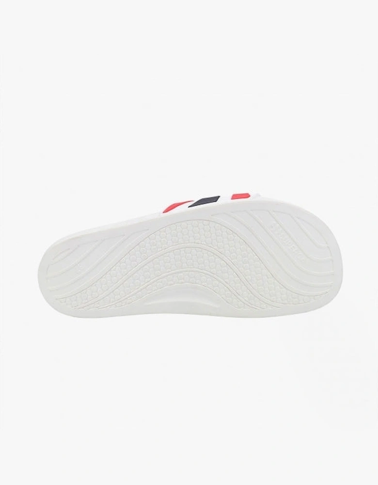 MULTICOLOUR LOGO Womens Slides White/Multicolour