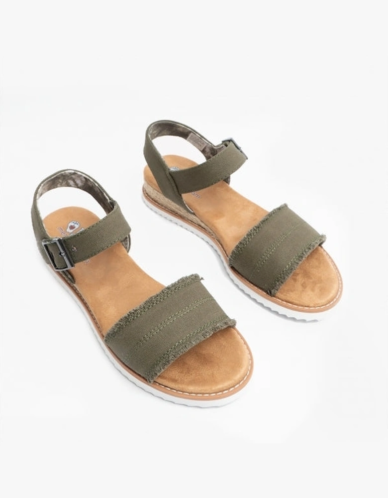 113541/OLV DESERT KISS-ADOBE PRINCESS Womens Strap Sandals Olive