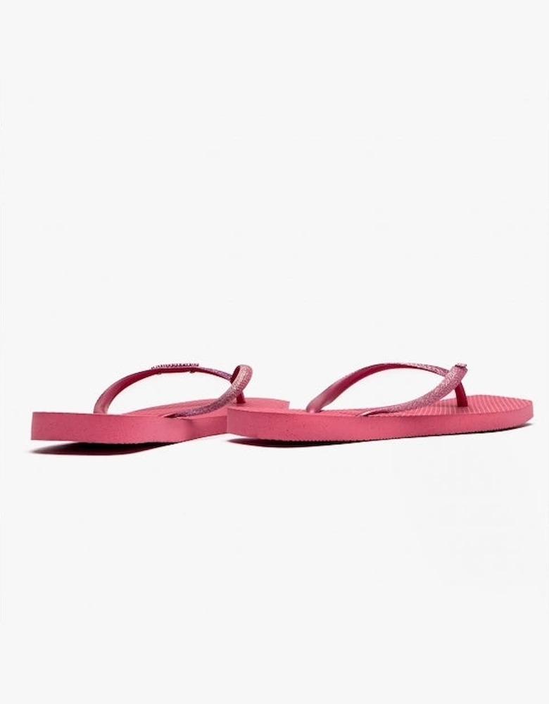 HAV SQUARE GLITTER Womens Flip-Flops Velvet Rose