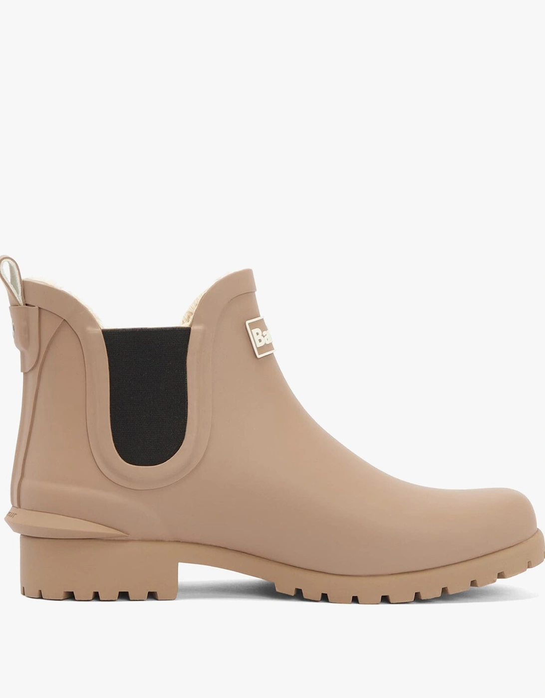 Women's Barbour KIRKTON Womens Warm Lined Wellies Putty - Brown - Size: 3