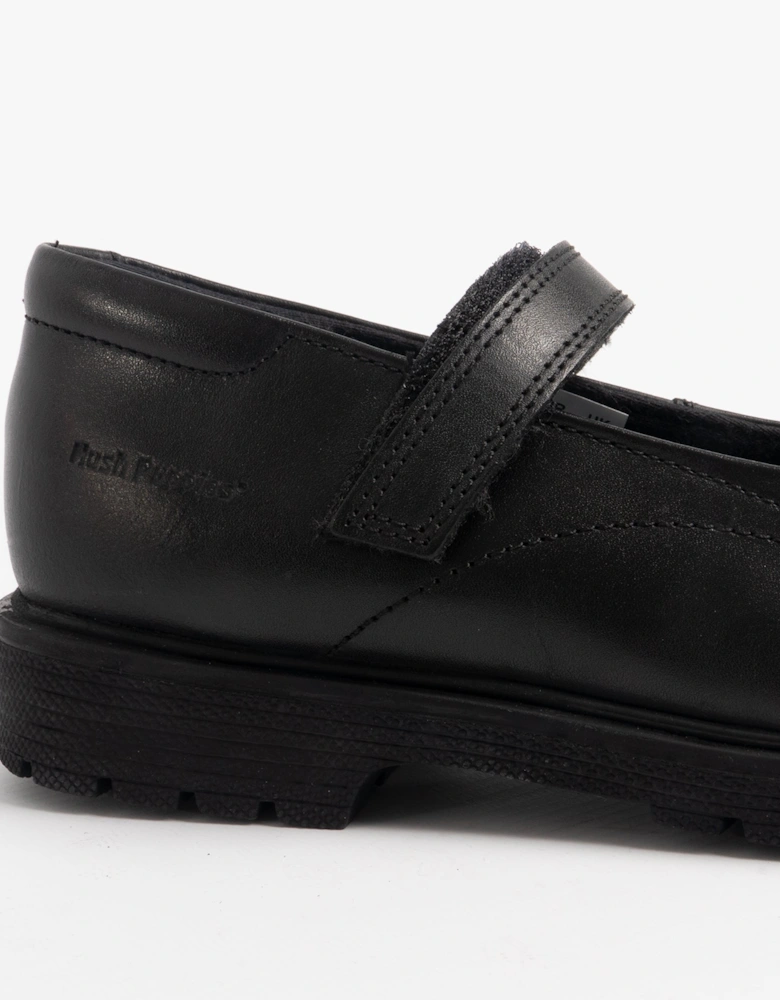 TALLY Girls School Shoes Black