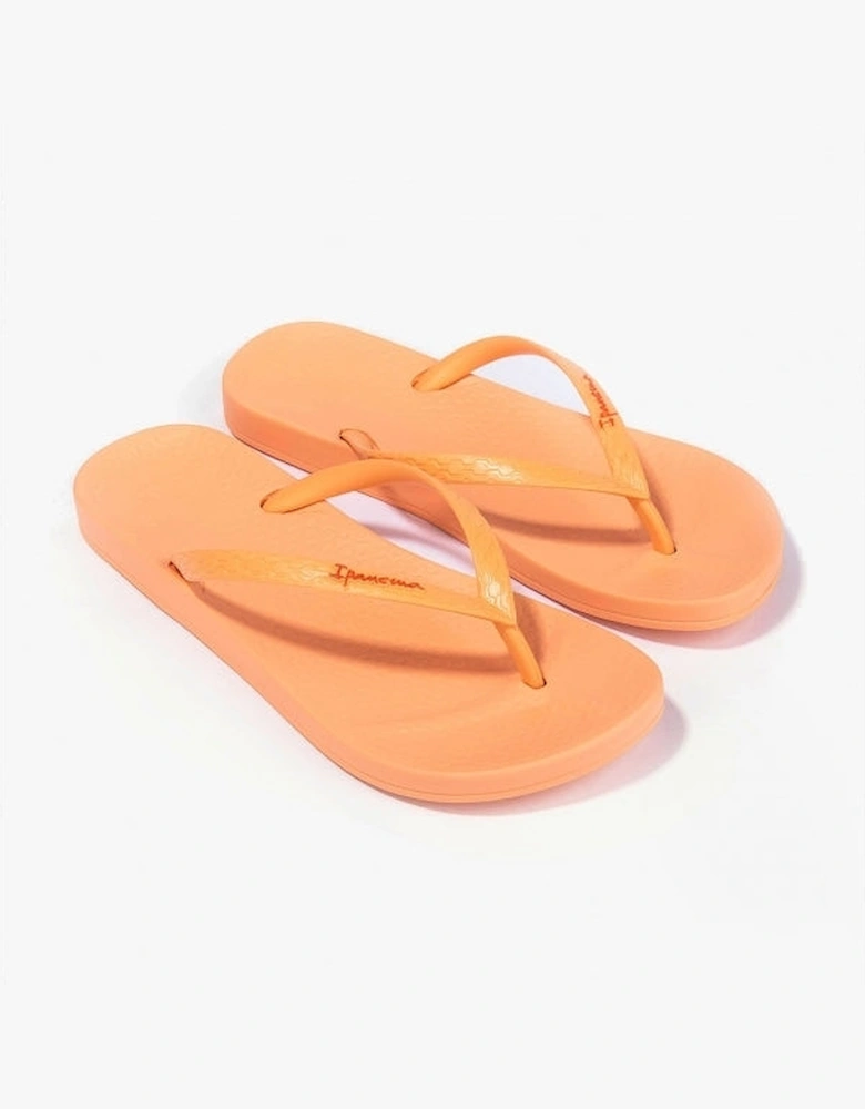 ANATOMIC COLORS Womens Vegan Flip-Flops Peach