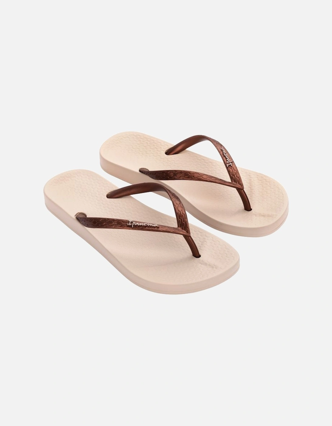 ANATOMICA TAN Womens Flip Flops Bronze Ivory, 4 of 3