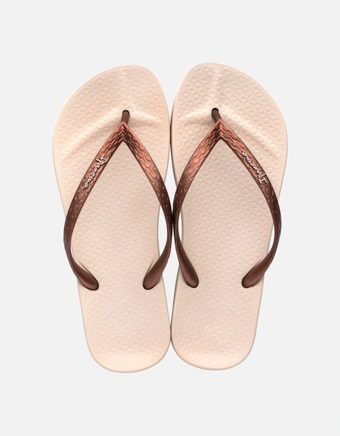 ANATOMICA TAN Womens Flip Flops Bronze Ivory