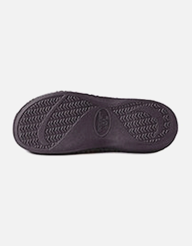 Isotoner POPCORN TERRY Womens Mule Slippers Black