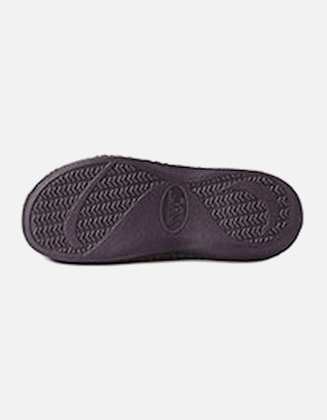 Isotoner POPCORN TERRY Womens Mule Slippers Black