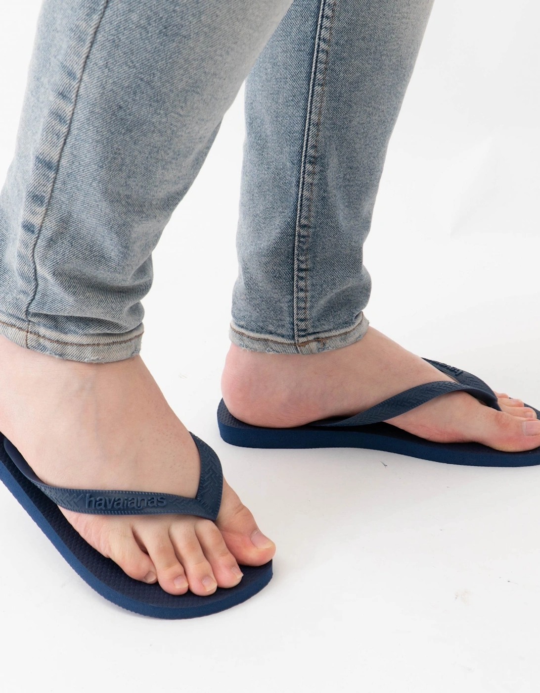 HAV TOP Unisex Flip Flops Navy Blue