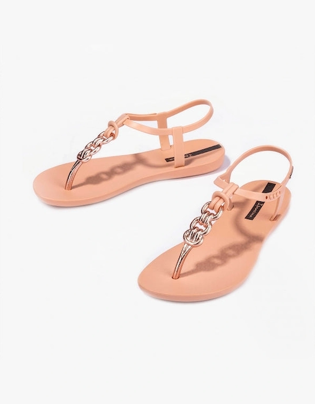 CHARM Womens Toe Post Sandals Blush