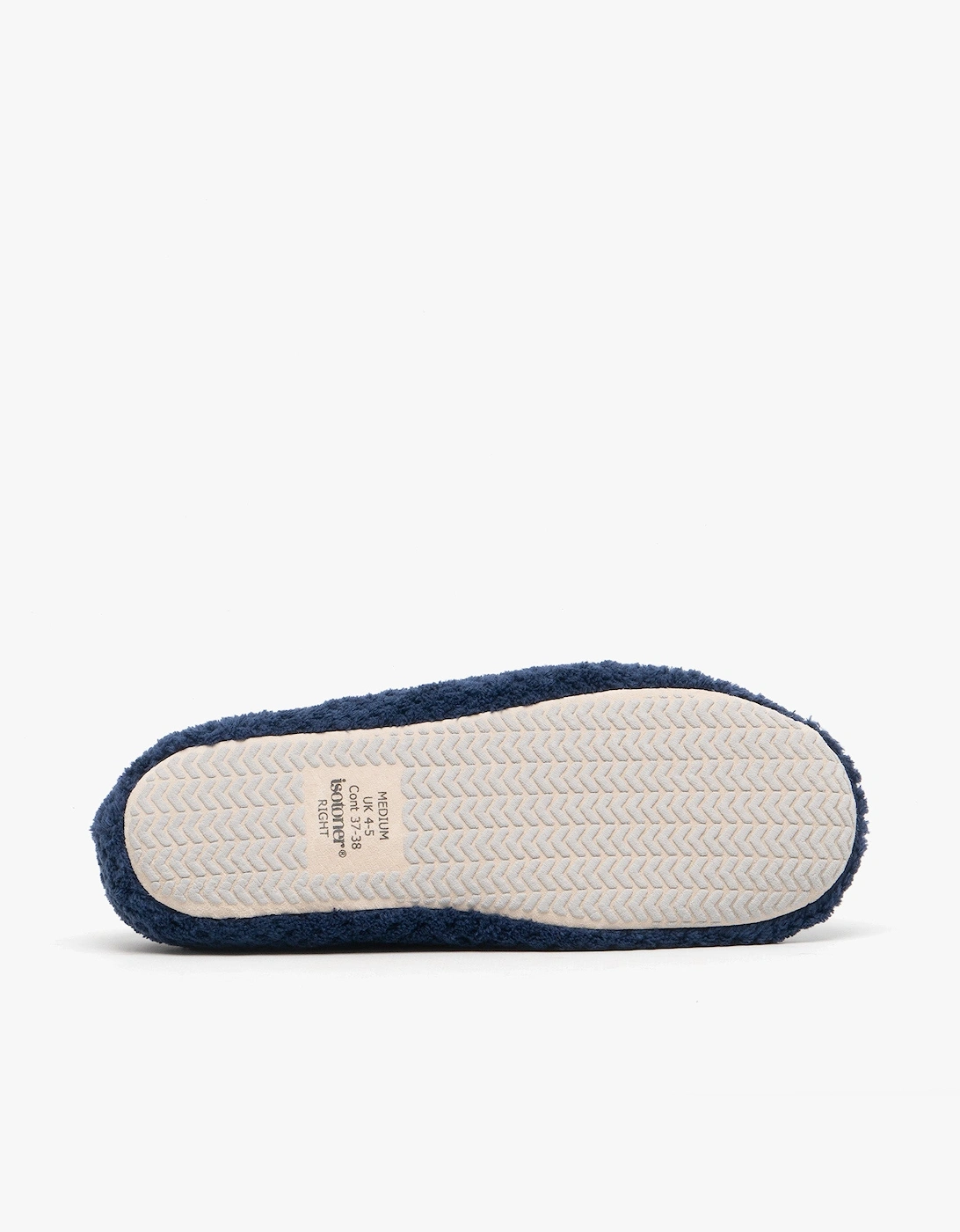 Isotoner POPCORN Womens Ballet Slippers Navy