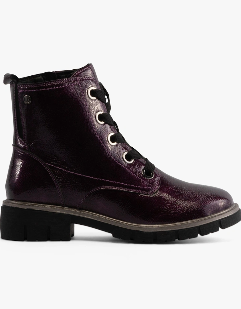 JOJO Womens Boots Purple