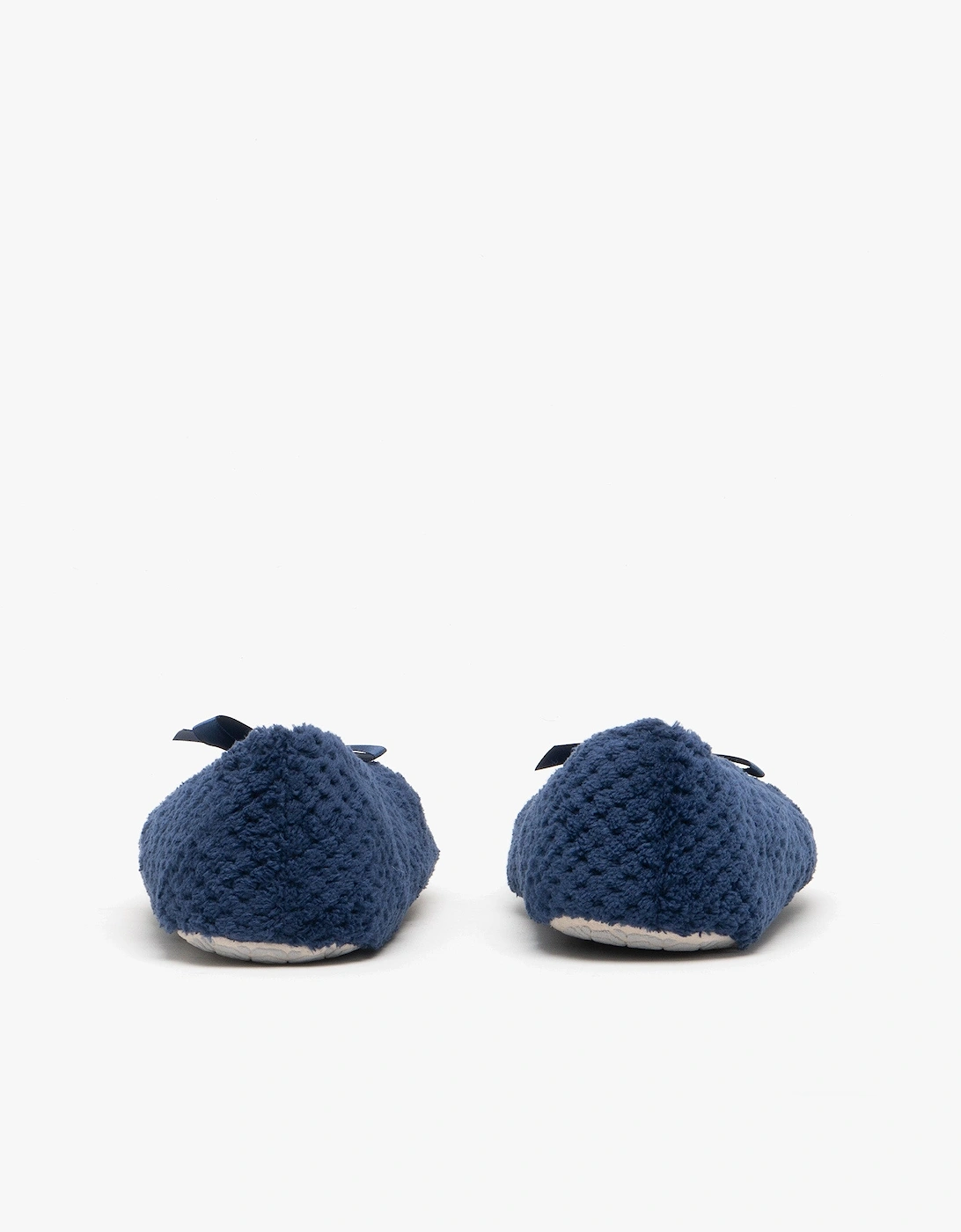 Isotoner POPCORN Womens Ballet Slippers Navy