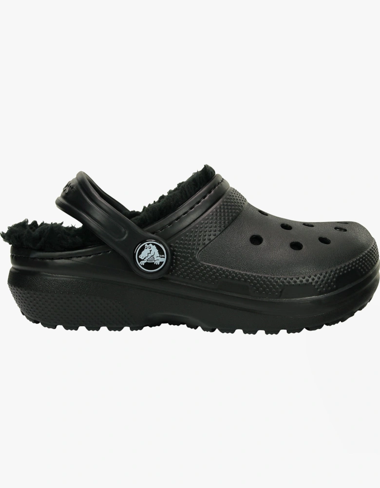 207010-060 CLASSIC LINED Kids Clogs Black/Black