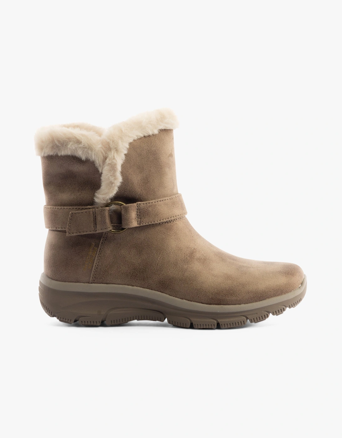 Skechers Women's Cream 168045/Dktp Easy Going - Dreamers Move Boots Dark Taupe - Size: 5.5