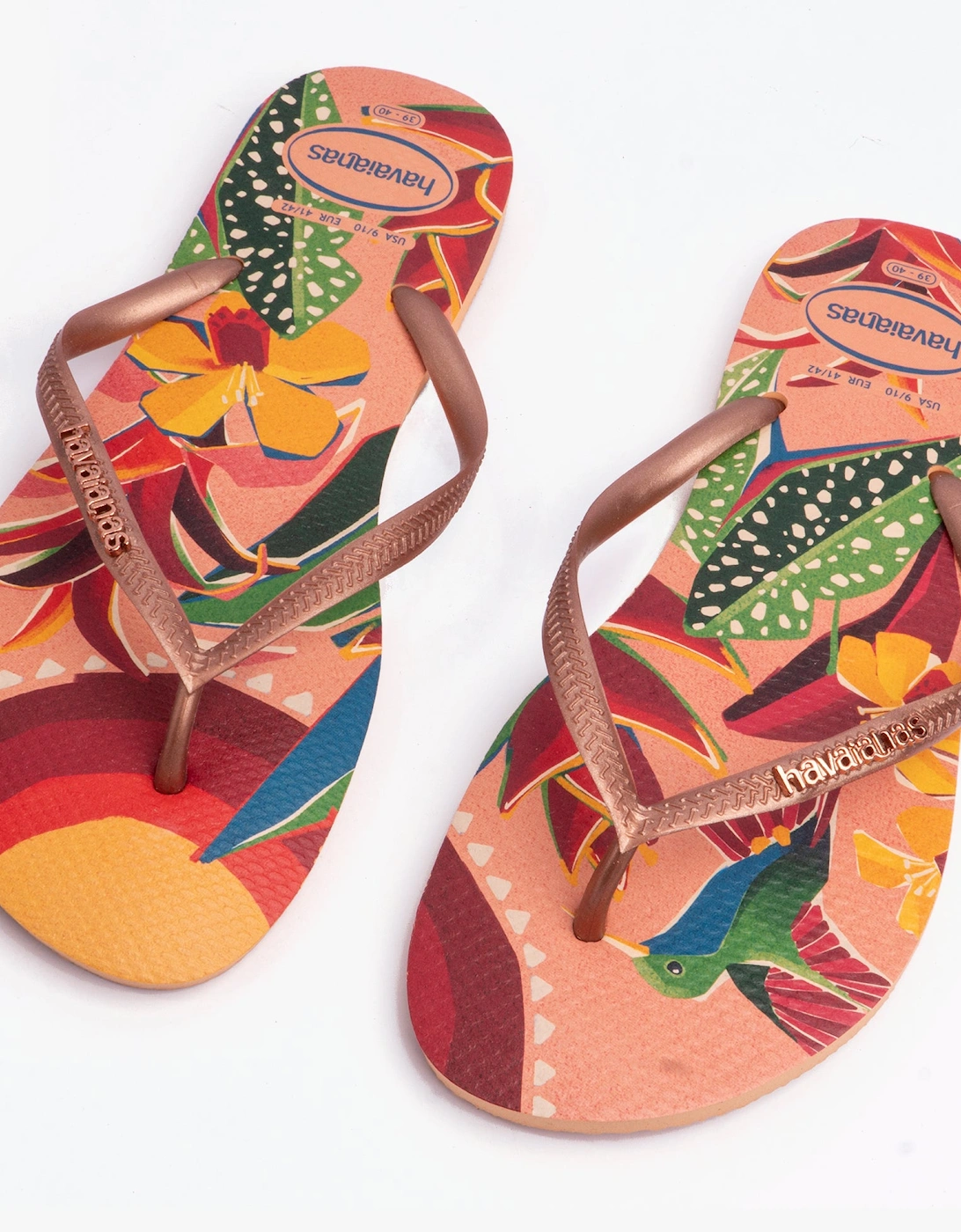 SLIM TROPICAL Womens Sandals Peach