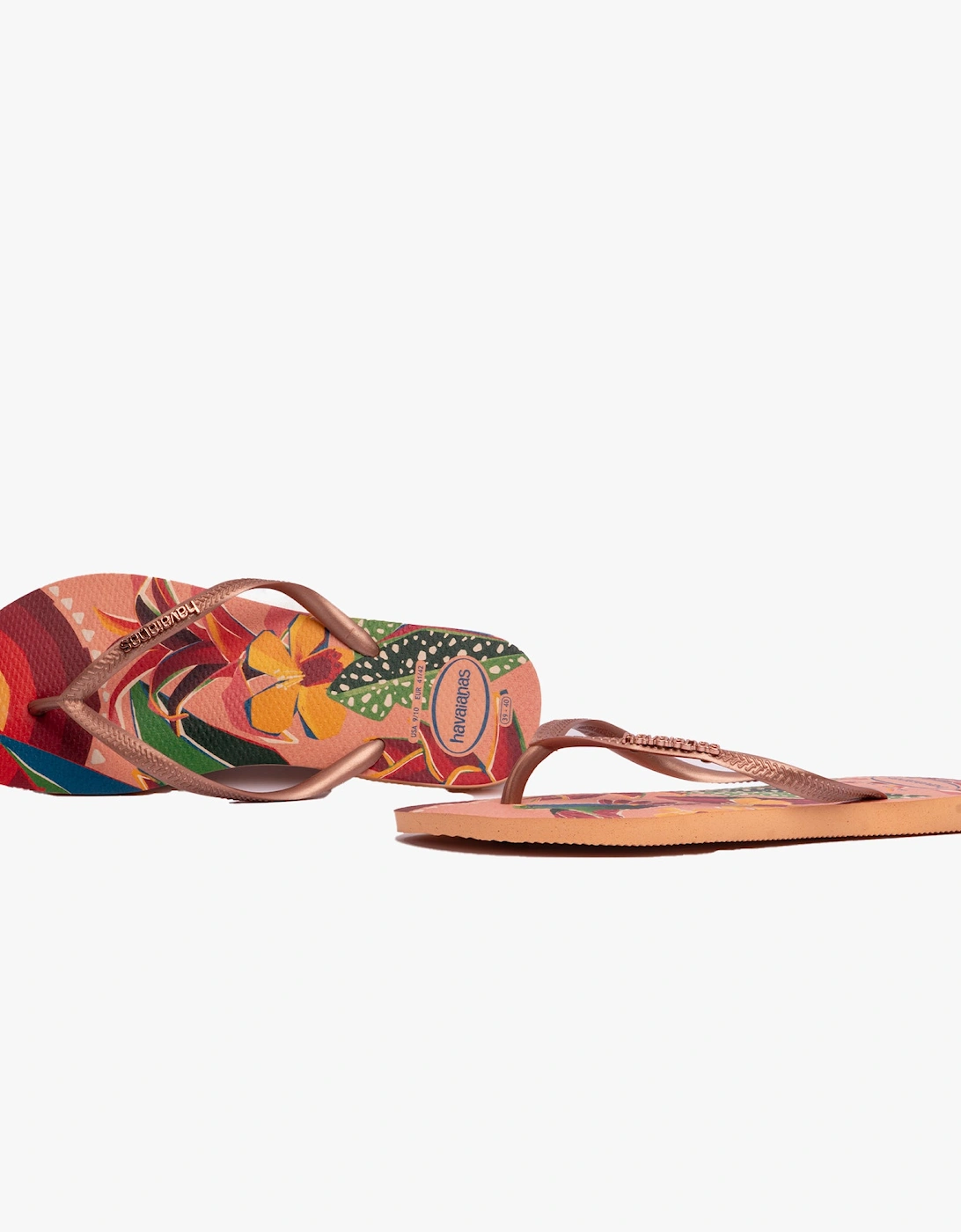 SLIM TROPICAL Womens Sandals Peach