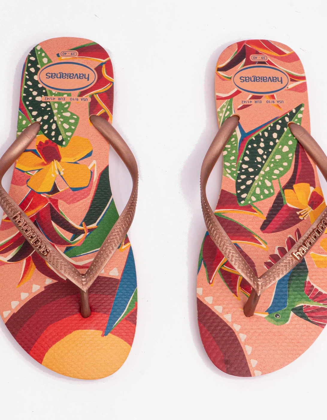 SLIM TROPICAL Womens Sandals Peach