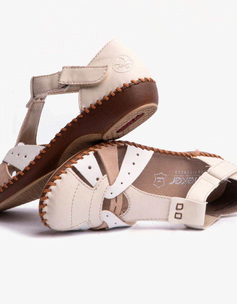 M1655-61 Womens Shoes Beige