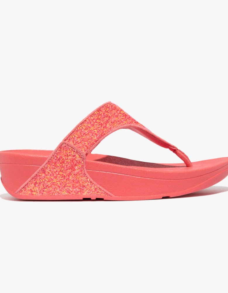 LULU GLITTER TOE-THONGS Womens Toe Thongs Rosy Coral