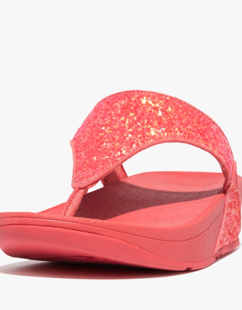 LULU GLITTER TOE-THONGS Womens Toe Thongs Rosy Coral