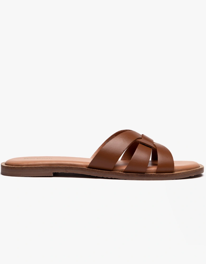 MIRANDA Womens Sandals Cognac