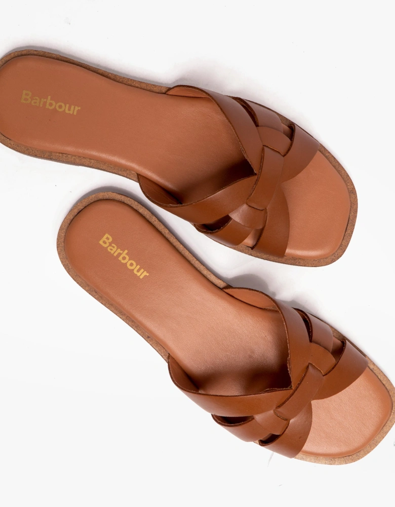 MIRANDA Womens Sandals Cognac