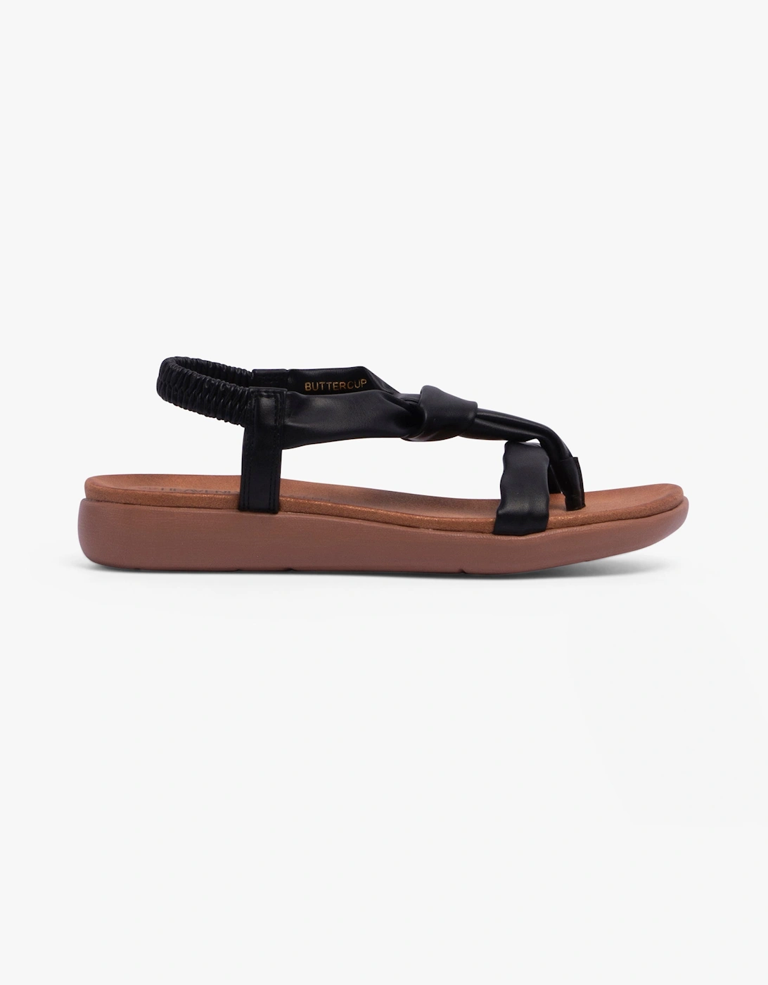 Women's Heavenly Feet BUTTERCUP Womens Sandals Black - Size: 5